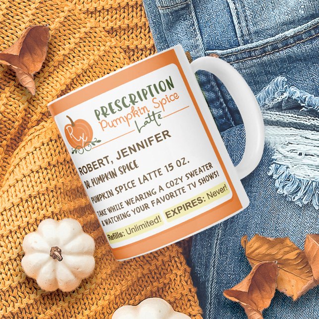 Funny Fall Saison Verschreibungspflicht Pumpkin Ge Kaffeetasse (Von Creator hochgeladen)