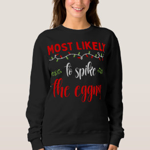 Funny Familie Matching Pajama am ehesten Spike Sweatshirt
