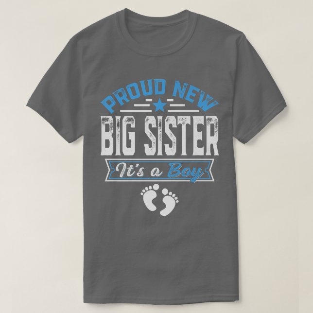 Funny Familie stolz neue große Schwester Es ist ei T-Shirt (Design vorne)