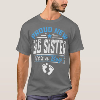 Funny Familie stolz neue große Schwester Es ist ei T-Shirt