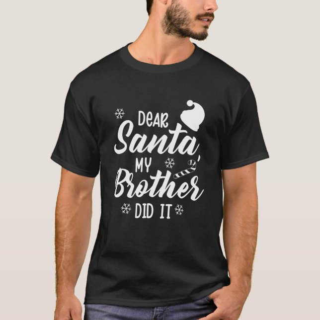 Funny Familie Weihnachten Lieber Weihnachten Mein  T-Shirt (Vorderseite)