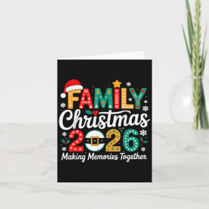Funny Family Christmas 2026 Matching Family Group Karte