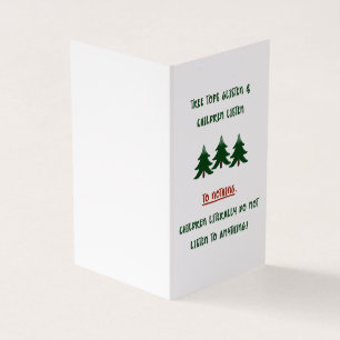 Funny Family Christmas Card