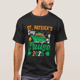 Funny Family Cruise Squad 2025 St Patrick's Day T-Shirt