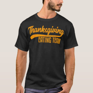 Funny Family Erntedank Eating Team gestört T-Shirt