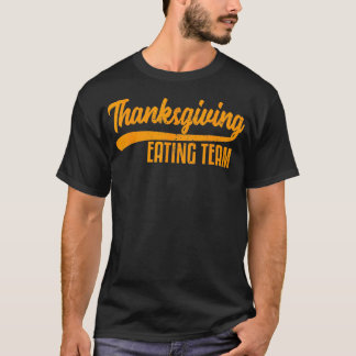 Funny Family Erntedank Eating Team gestört T-Shirt