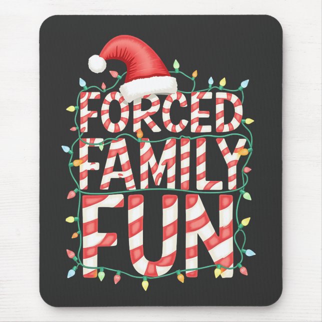 Funny Family Fun Funny Matching Outfit Mousepad (Vorne)
