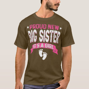 Funny Family Gender Offenbarung neue große Schwest T-Shirt