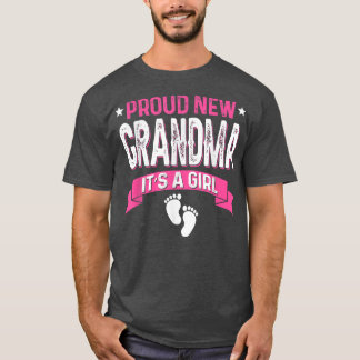 Funny Family Gender Reveal Proud neue Oma ist es T-Shirt