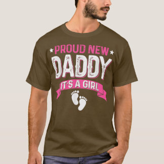 Funny Family Gender Reveal Proud New Daddy Es ist  T-Shirt