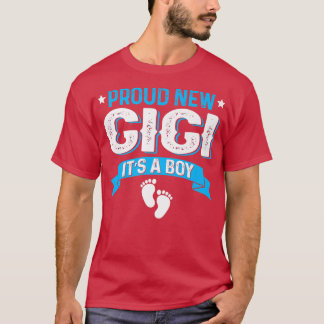 Funny Family Gender Reveal Proud New Gigi Es ist A T-Shirt