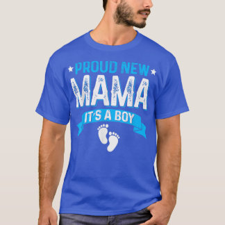 Funny Family Gender Reveal Proud New Mama Es ist A T-Shirt