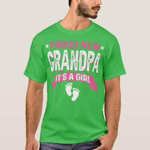 Funny Family Gender Reveal Proud New Opa Es ist T-Shirt