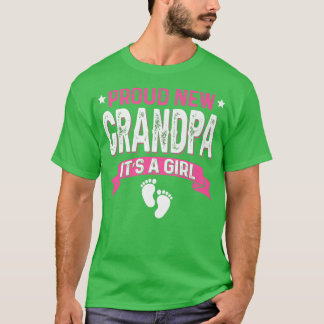 Funny Family Gender Reveal Proud New Opa Es ist T-Shirt