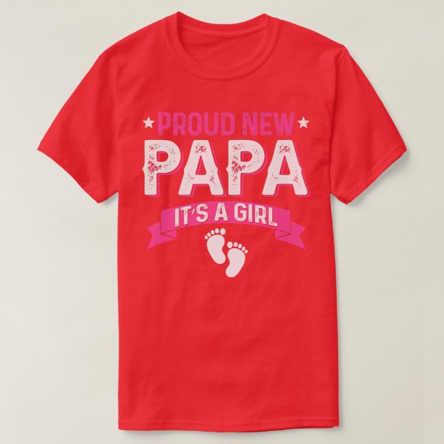 Funny Family Gender Reveal Proud New Papa Es ist e T-Shirt (Design vorne)