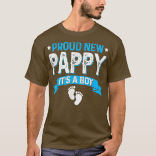 Funny Family Gender Reveal Proud New Pappy Es ist T-Shirt