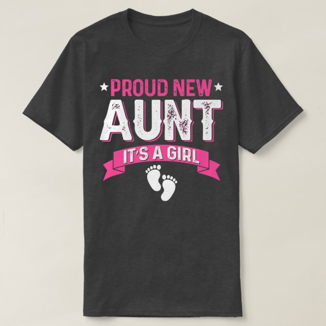 Funny Family Gender Reveal Proud New Tunt Es ist e T-Shirt (Design vorne)