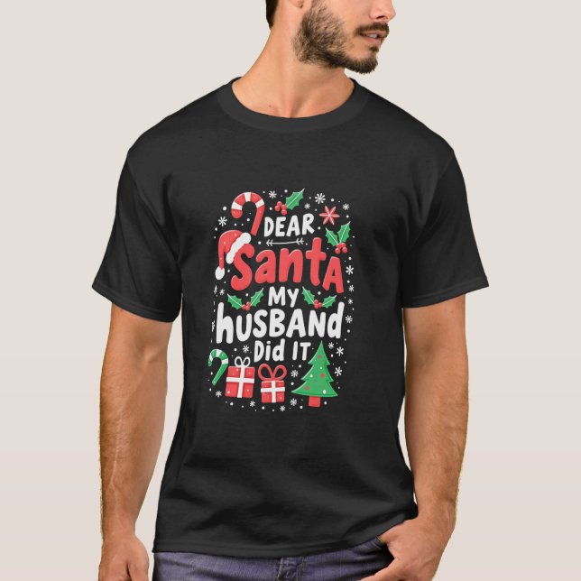 Funny Family Sehr geehrter Weihnachtsmann, mein Eh T-Shirt (Vorderseite)