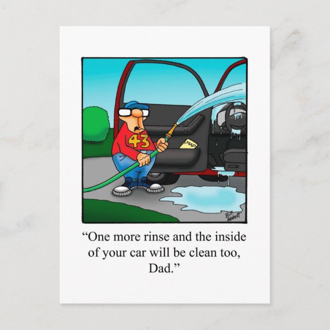 Funny "Family Spaß" Postkarte "Spectickles" (Vorderseite)