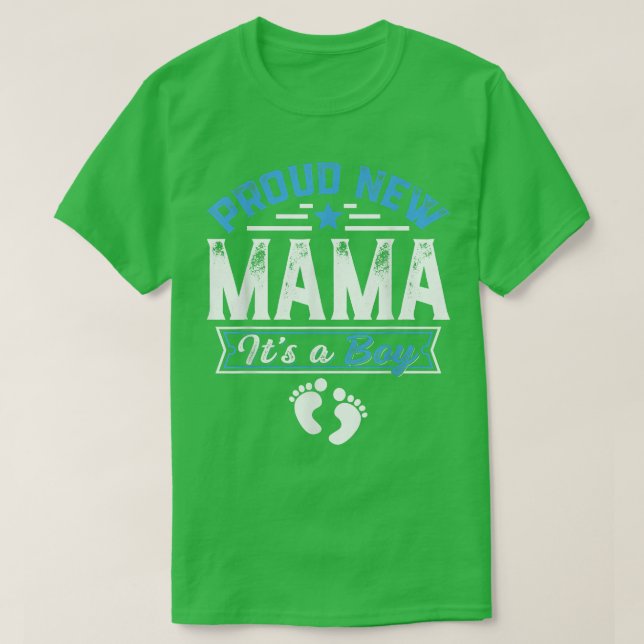 Funny Family Stolz New Mama Es ist eine junge Gend T-Shirt (Design vorne)