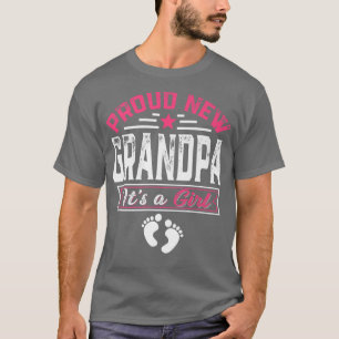 Funny Family Stolz New Opa Es ist ein Mädchen Gesc T-Shirt