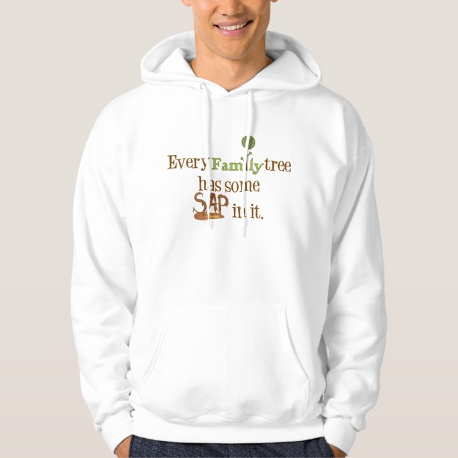 Funny Family Tree Sap Hoodie (Vorderseite)