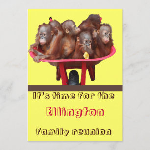 Funny Family Wiedersehen Einladung