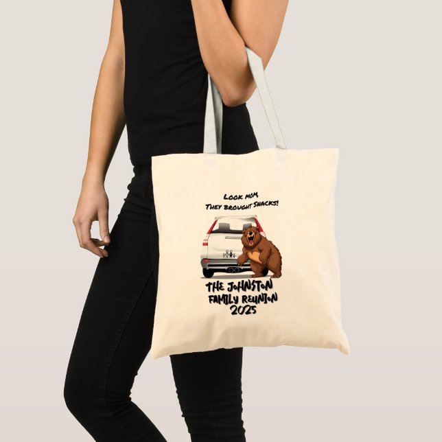 Funny Family Wiedersehen Tote Bag - Öko-freundlich Tragetasche (Vorderseite (Produkt))