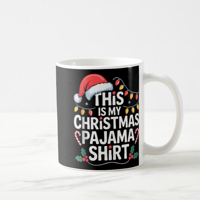 Funny Family Xmas Men Women Kids This Is My Christ Kaffeetasse (Rechts)