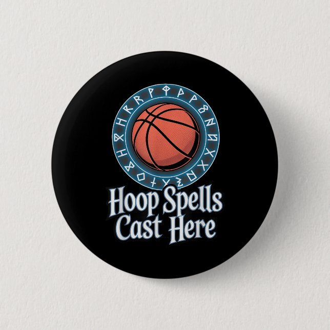 Funny Fantasy Basketball Basketball Basketball Lig Button (Vorderseite)
