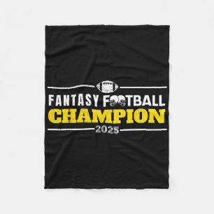 Funny Fantasy Football 2025 Champion Fantasy Footb Fleecedecke