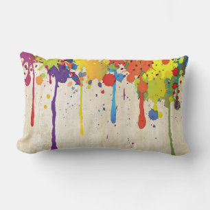 FUNNY FARBE SPLASH II + Ihr Backgr. Ideen Lendenkissen