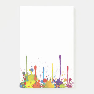 FUNNY FARBE SPLASH II + Ihr Backgr. Ideen Post-it Klebezettel