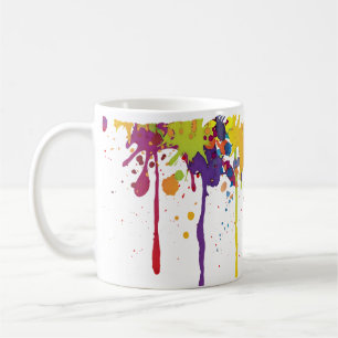 FUNNY FARBE SPLASH II + Ihr Backgr. Ideen Tasse