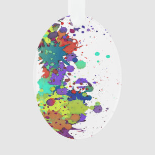 FUNNY FARBSPLASH I + Ihr Backgr. Ideen Ornament