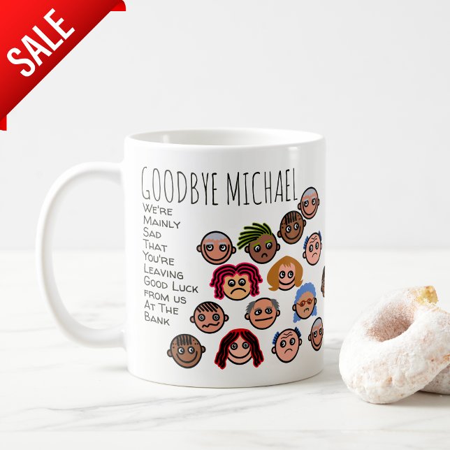 FUNNY Farewell COWORKER BOSS - Die meisten von uns Kaffeetasse (Von Creator hochgeladen)