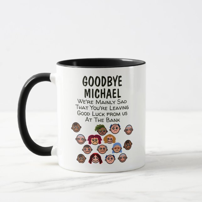 FUNNY Farewell COWORKER BOSS - Die meisten von uns Tasse (Links)
