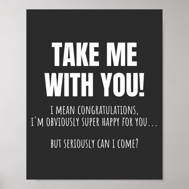 Funny Farewell Mug For Coworker Leaving Goodbye Bo Poster (Vorne)