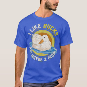 Funny Farm Bird Duck Lover Animal Bauer Duck T-Shirt