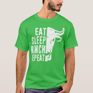 Funny Farm Dairy Bauer Herd, die sie beunruhigt T-Shirt