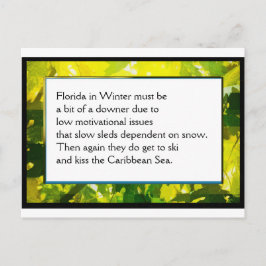 Funny Farm Gedicht Card #1 Postkarte