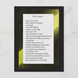 Funny Farm Gedicht Card #2 Postkarte