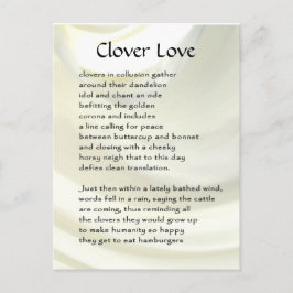 Funny Farm Gedicht Card #6 Postkarte