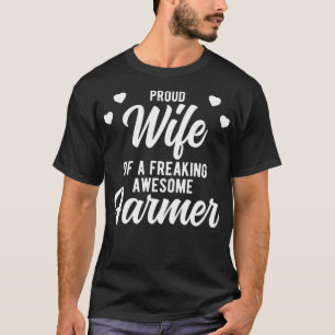 Funny Farm Husband Phrase Geschenk für Bauer Hunde T-Shirt