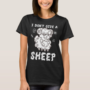 Funny Farm, ich gebe keinen Schafen Bauer Lieben u T-Shirt