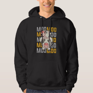 Funny Farm Kuh Lover Farm Animal Moi Bauer Schnitt Hoodie