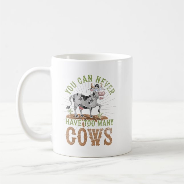 Funny Farmer Farm Animal Lover Cute Cow Lrbva. Per Kaffeetasse (Links)