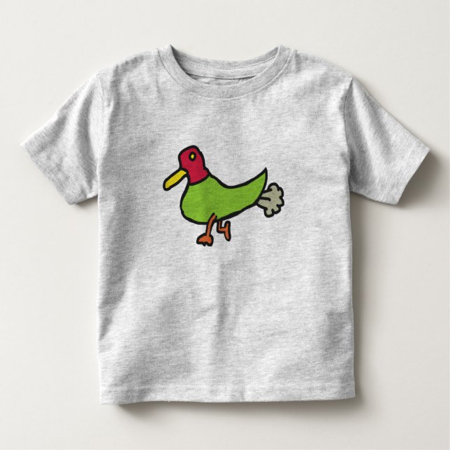 Funny Farting Duck Kleinkind T-shirt (Vorderseite)