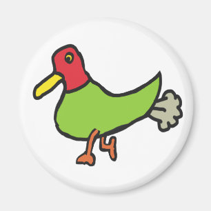 Funny Farting Duck Magnet