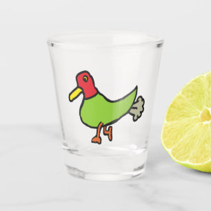 Funny Farting Duck Schnapsglas